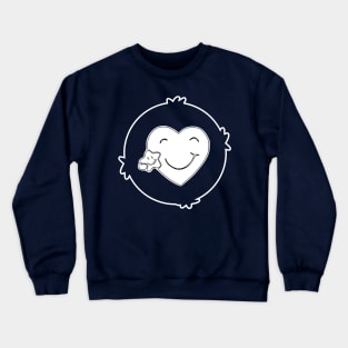 smiling star emoticon Crewneck Sweatshirt